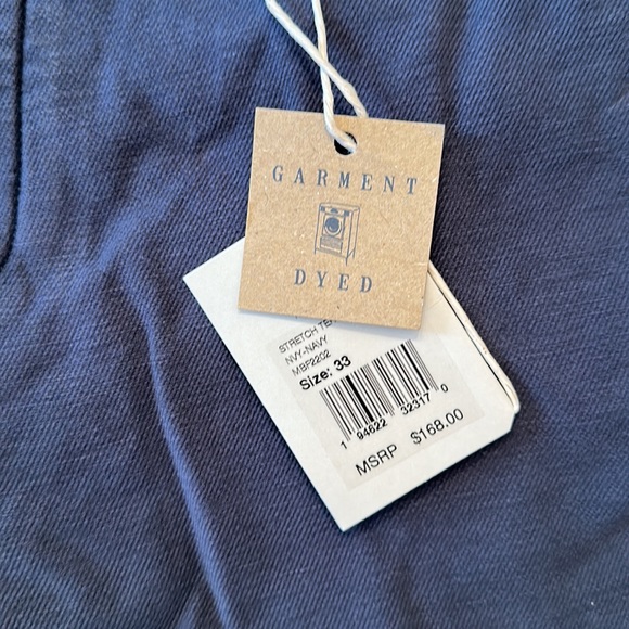 Faherty Brand men’s stretch Terry chino - Picture 2 of 5